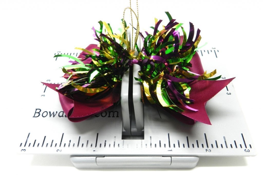 Mardi Gras Crown Fascinator with Bowdabra Bow