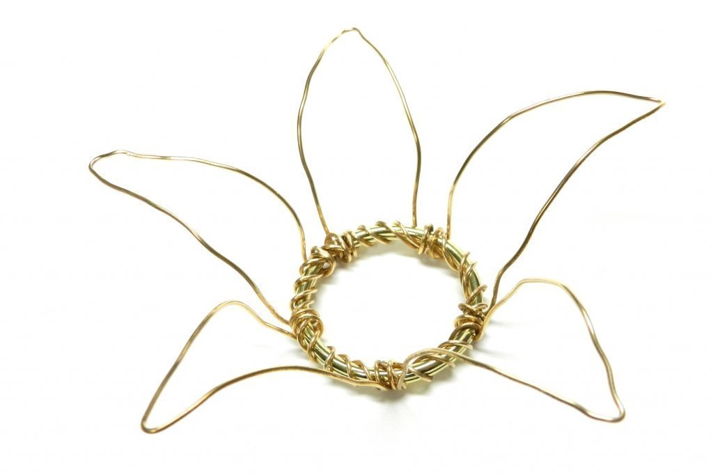 Mardi Gras Crown Fascinator with Bowdabra Bow