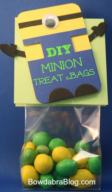 DIY Minion Treat Party Bags