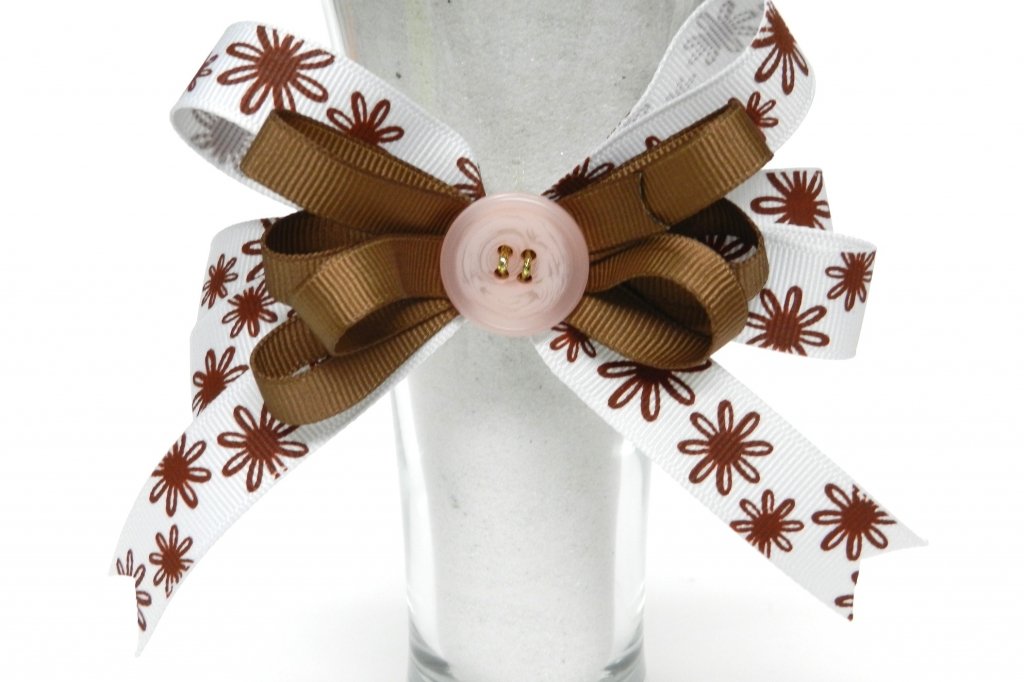 Paper and Button Flower Bouquet