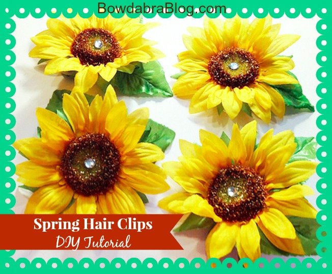 Spring Hair Clips Bowdabra Blog
