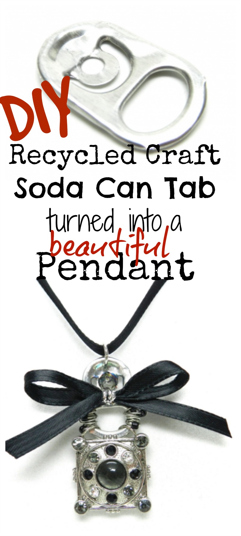 DIY Recycled Craft Soda Can Pendant