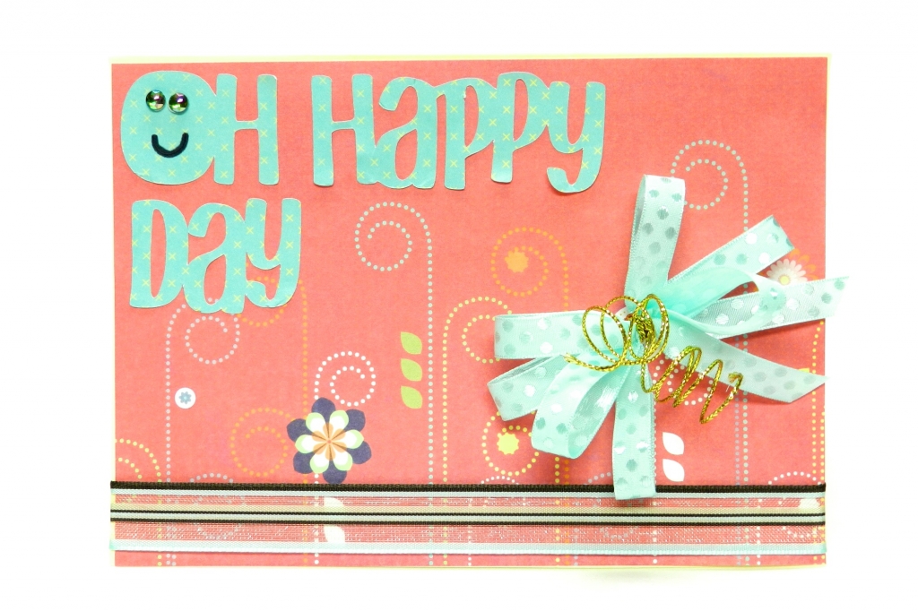 Oh Happy Day Mother's Day Card with Bow