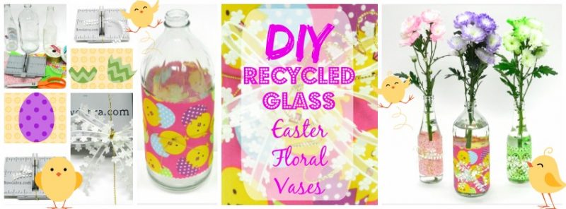 Recycled Glass Bottle Vases