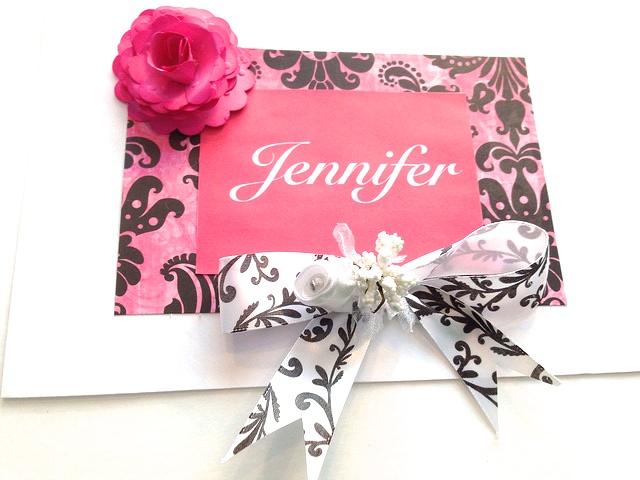 Bridal Shower Card with Bow