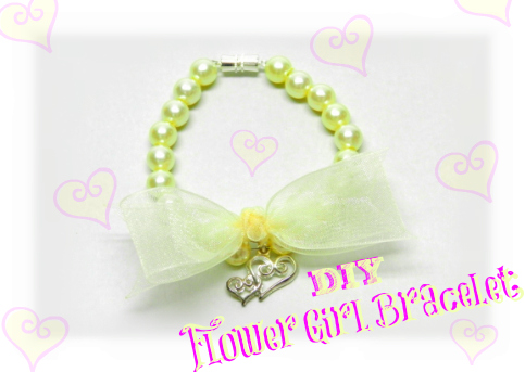 DIY Flower Girl Bracelet