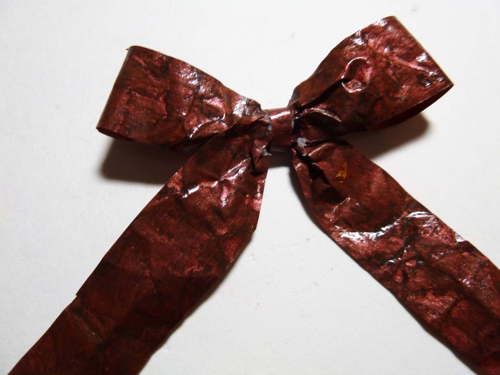 {Mother's Day Gift} Brown Paper Bag Bow and Flower 