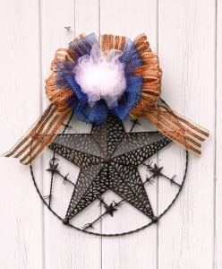 How to Make a Bow for a 4th of July Wreath