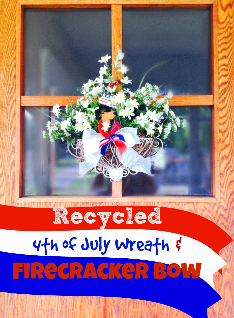 4th of July Wreath with Bowdabra Firecracker Bow