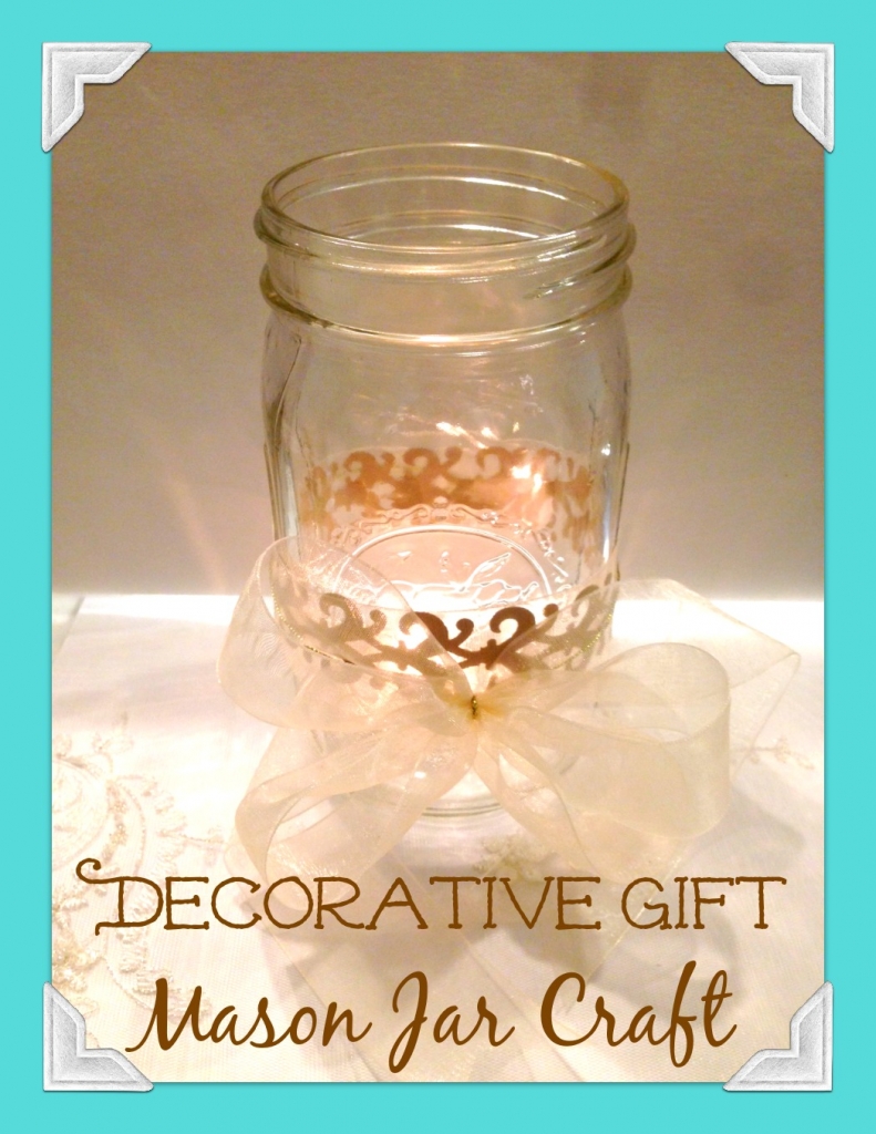 Decorative Gift Mason Jar Craft Bowdabra Blog