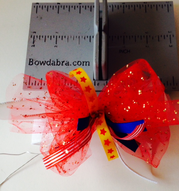 Patriotic Windsock with Bowdabra Bow