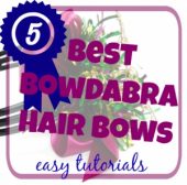 Christmas Hair Bows Tutorial - DIY