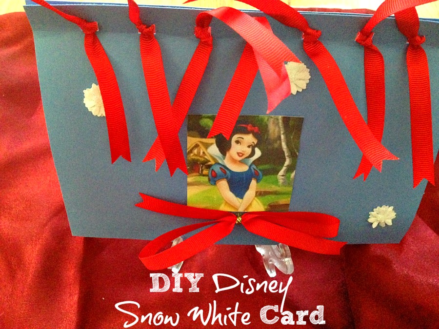 DIY Bowdabra Disney Snow White Card