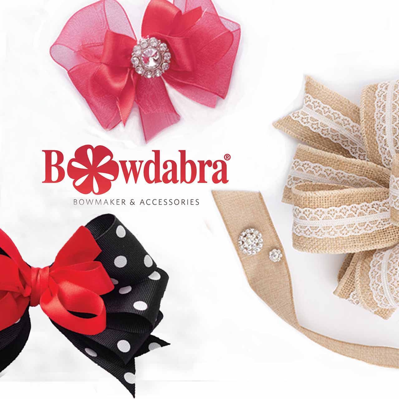Bowdabra Combo Pack - Hairbow making kit, bows, decor