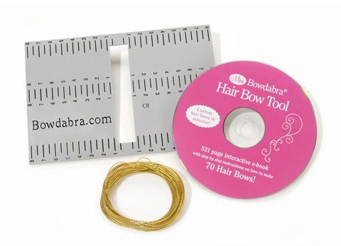 Bowdabra Hair Bow Making Tool with DVD & Bow Wire