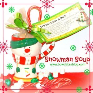 Handmade Christmas Gifts - Snowman Soup