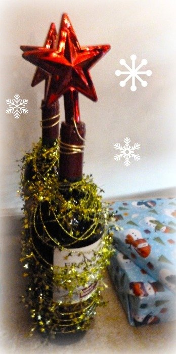 Christmas Tree Wine Bottle