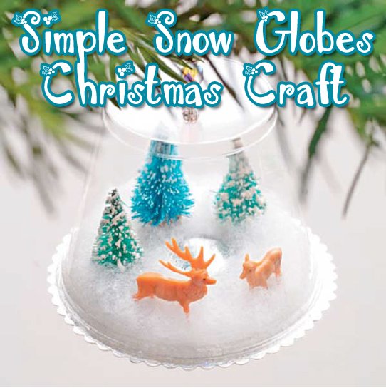 Snow Globe Christmas Craft