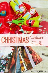 Christmas Scissor Cutting Skills