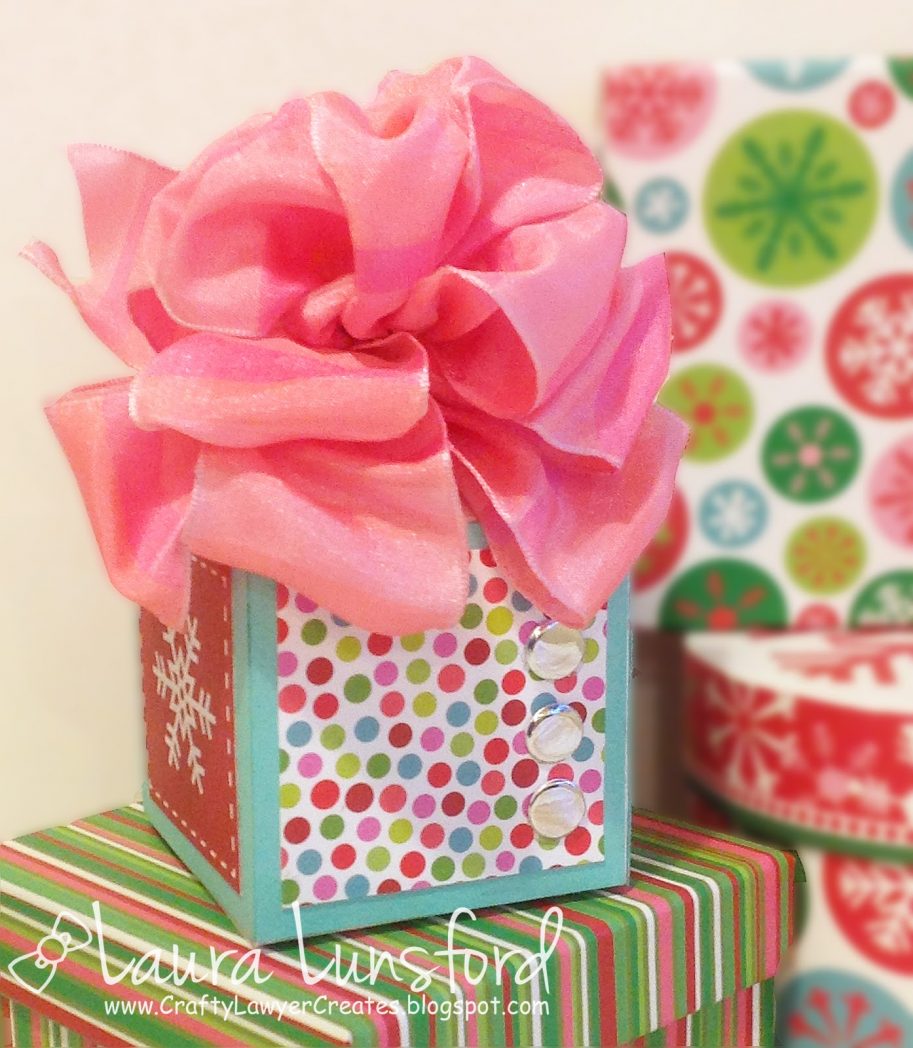 DIY Tape Bows - Glittery Gift Wrap Idea - Persia Lou
