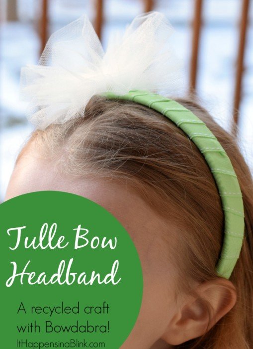 How to make a Tulle Bow Headband