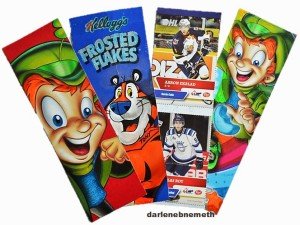 Cereal Box Book Marks
