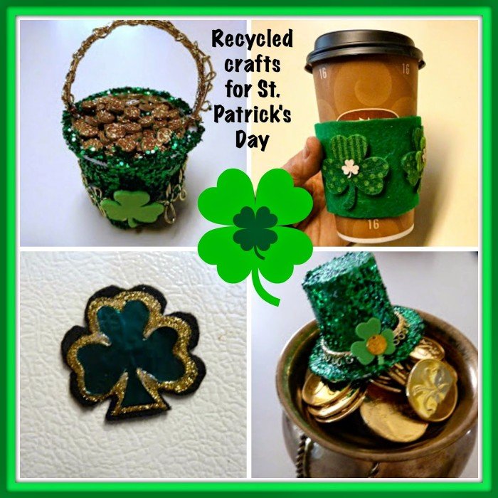 Recycled Crafts for St. Patrick's Day 