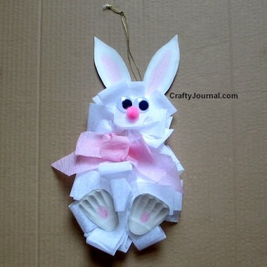 DIY Easter bunny bow making tutorial 