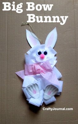 Big Bow Bunny by Crafty Journal