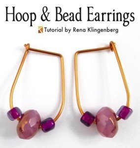 Hoop & Bead Earrings (Tutorial)