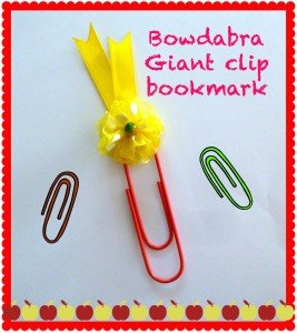 Bowdabra giant clip bookmark
