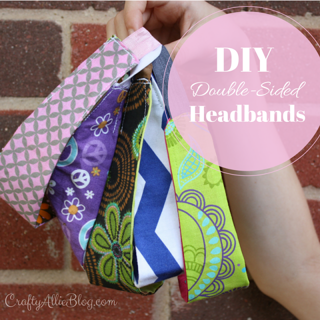 Double-Sided Fabric Headbands Crafty Projects