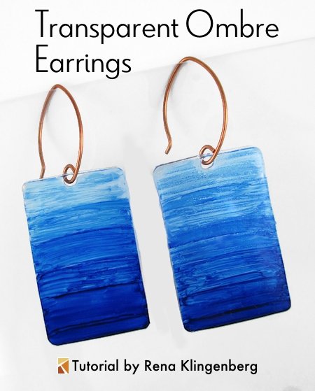 Transparent Ombre Earrings