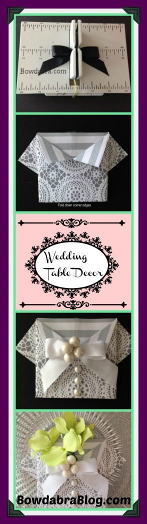 Wedding table collage