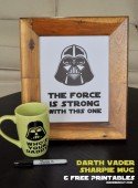 Darth Vader Sharpie Mug