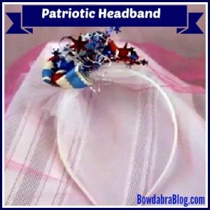 Patriotic Headband for 4th of July