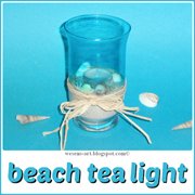 Beach tea light