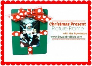 Christmas Present Picture Frame for gifts