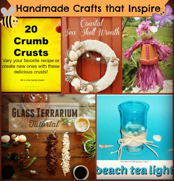 Handmade Crafts that Inspire and Engage in Feature Friday Favorite Five