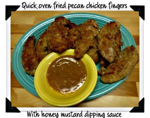 pecan oven fried chicken fingers