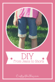 DIY- Jeans to Shorts