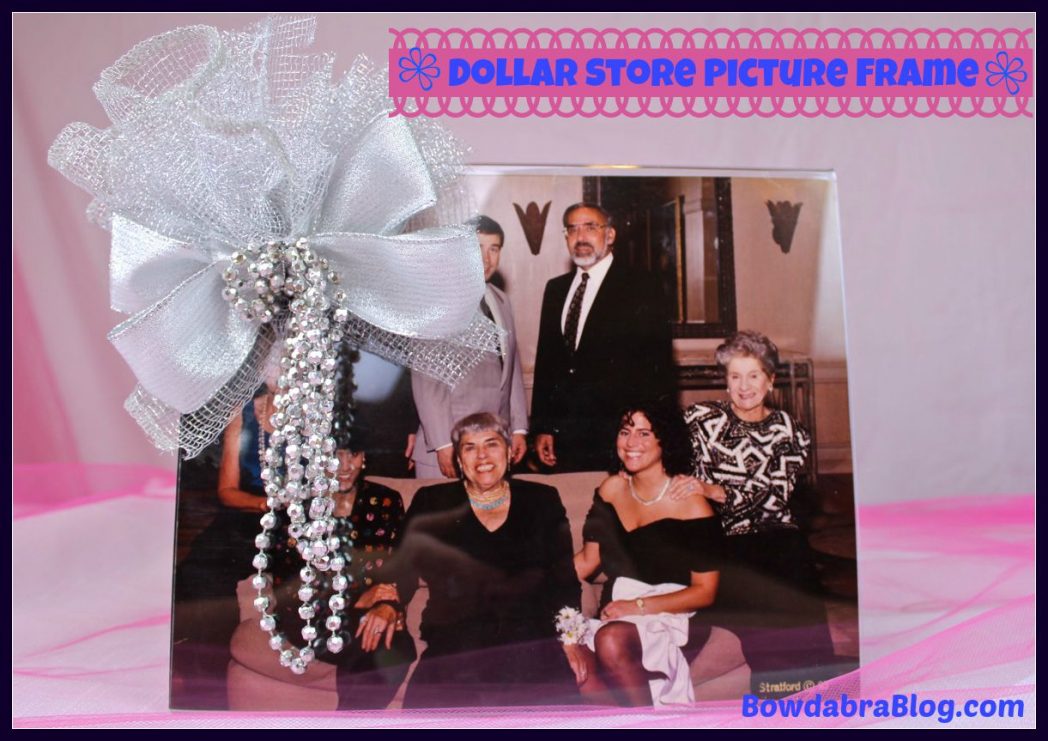 Make Jazzed Up Dollar Store Picture Frame In Under 5 Minutes