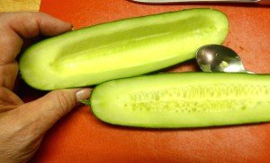 stuffed cucumber boats Recipe