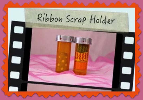 scrap ribbon storage video