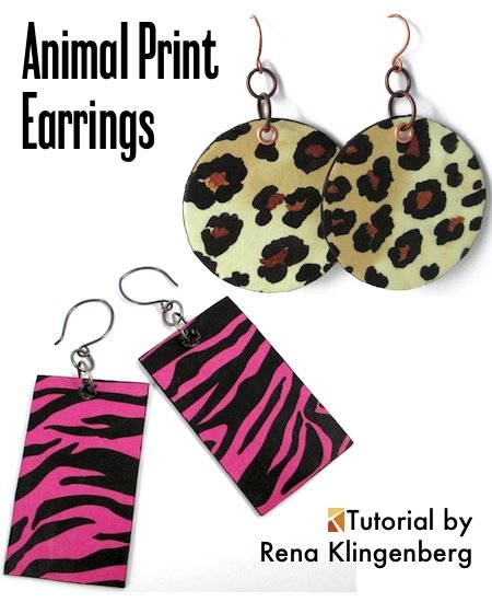 Animal Print Earrings