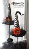 Decorative Halloween Witch Hats