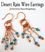 Desert Rain Wire Earrings