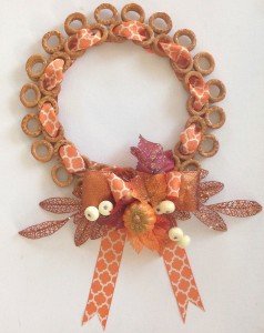 pretzel wreath bows for Christmas gifts