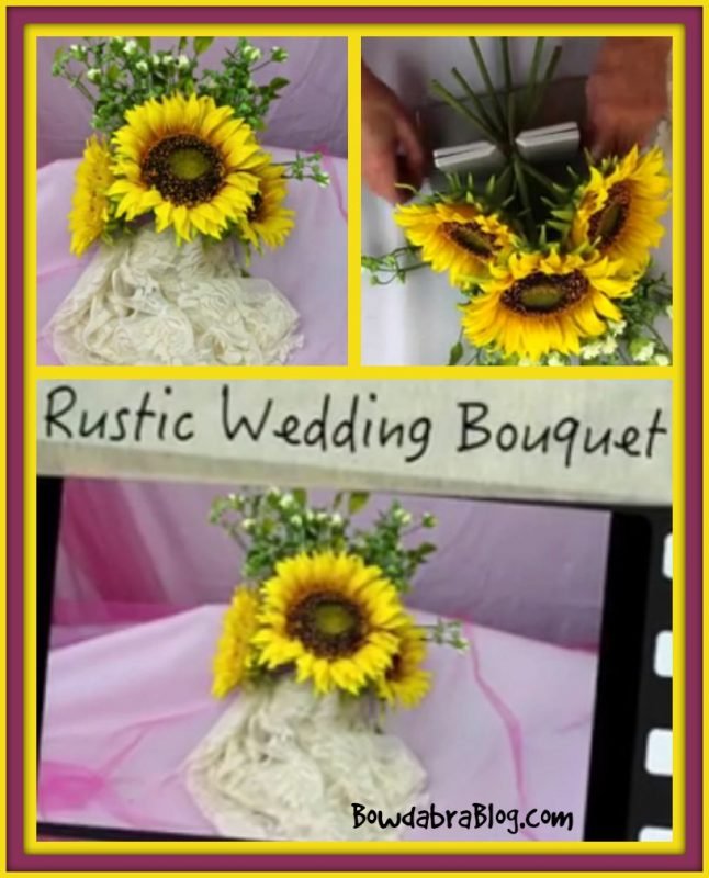 Fall Wedding : Rustic Wedding Bouquet Video Tutorial