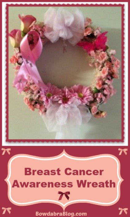 Breast Cancer Wreath